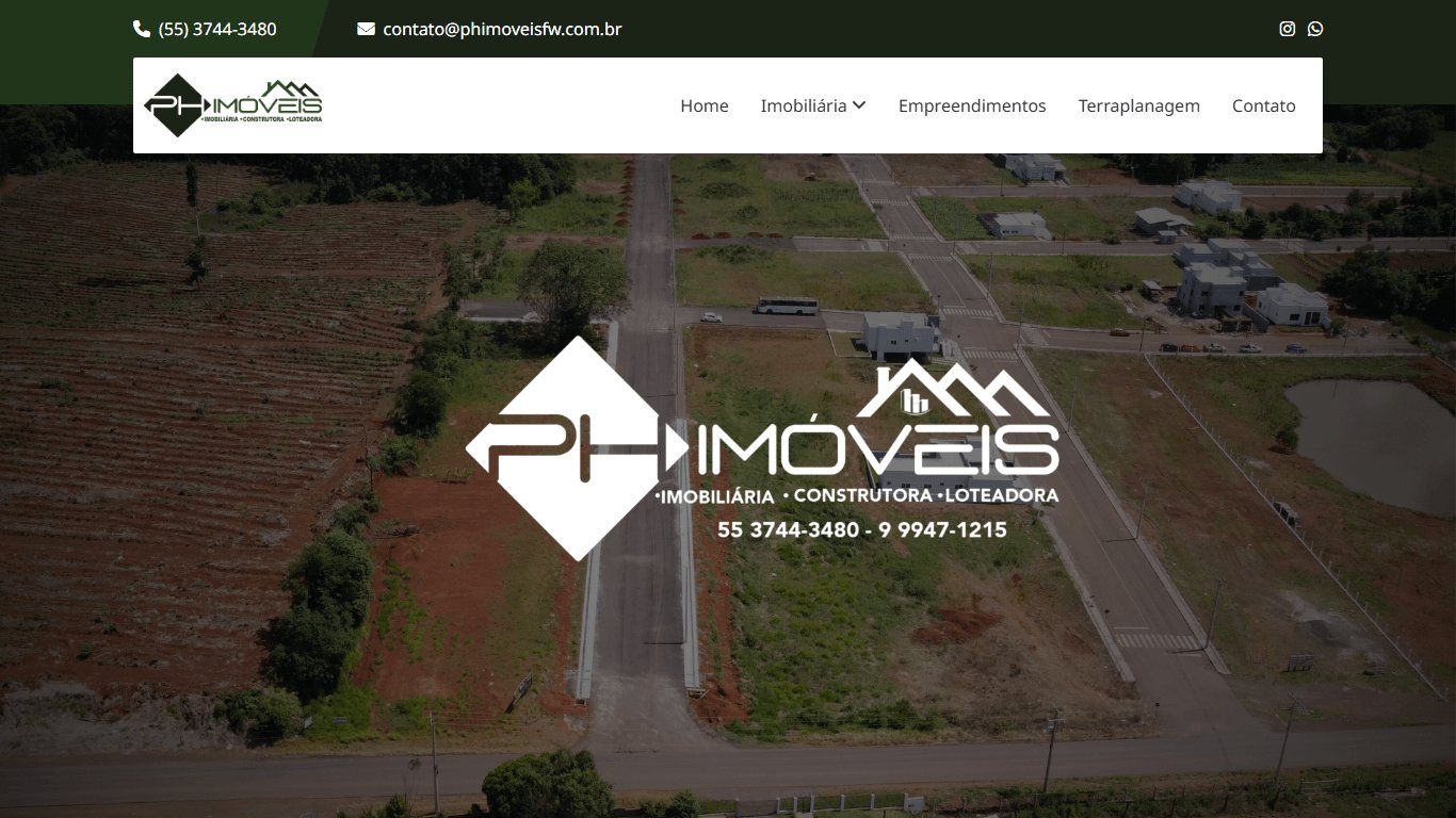 Screenshot do site phimoveisfw.com.br