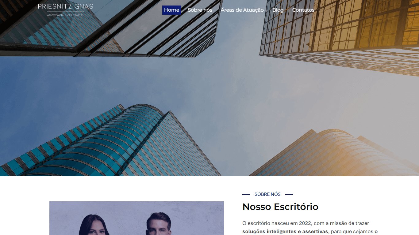 Screenshot do site priesnitzgnas.adv.br